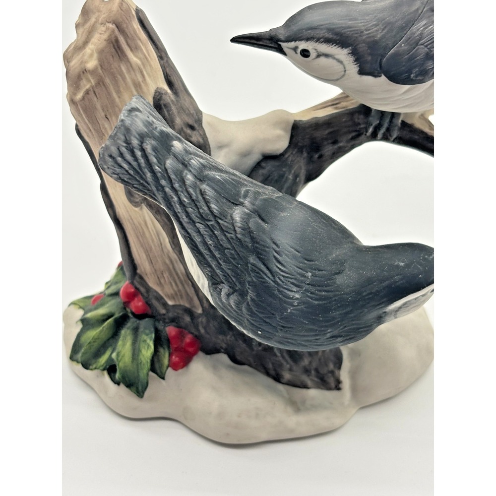 Gallery Originals Limited Edition 1984 Porcelain Birds on Branch Figurine - Picture 3 of 8
